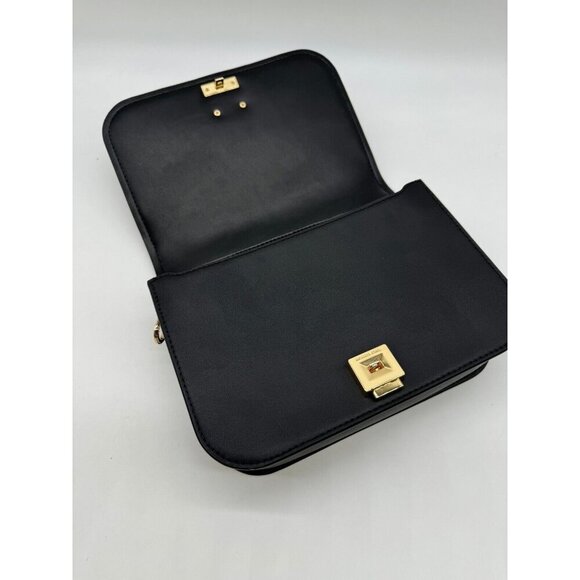 MICHAEL KORS genuine smooth leather large clutch handbag - Black - Picture 8 of 9